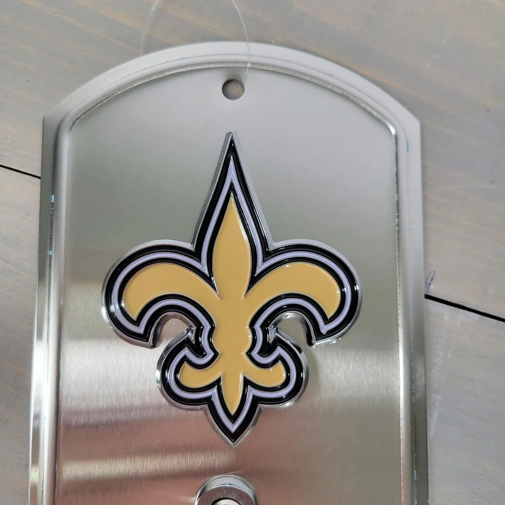 New Orleans Saints NFL Fleur de Lis Metal‎ Wall Mount Bottle Opener